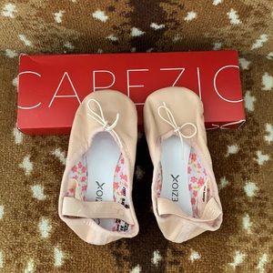 Toddler Pink Capezio Ballet Slippers - Size 8 Wide